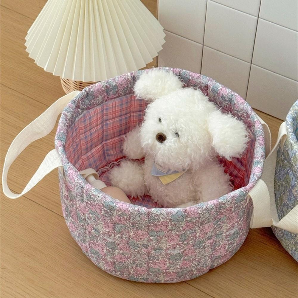 Foldable Storage Basket Fabric Home Organizer Bin Durable Storage Bin  Home