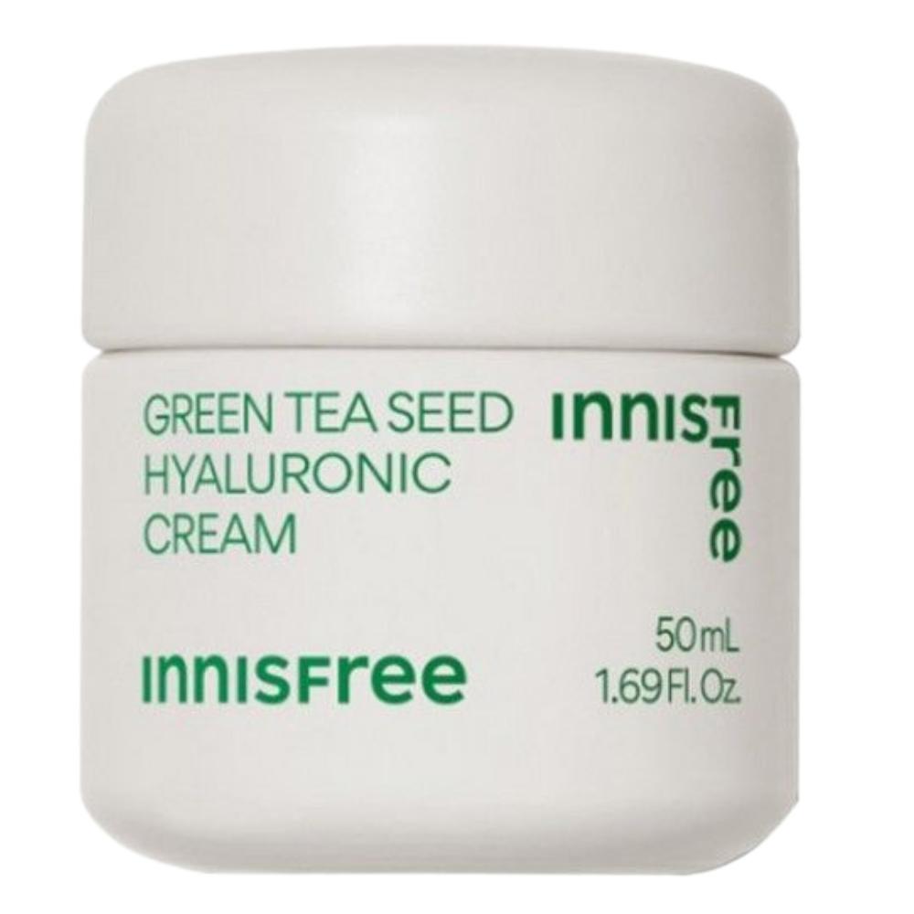 Innisfree Green Tea Seed Hyaluronic Cream Deep Hydration Moisturizing Face Cream 50ml