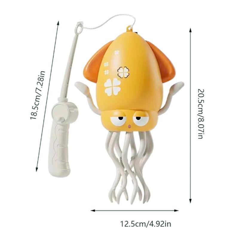 Fun Electric Automatic Obstacle Avoidance With Lights & Music Dancing Octopus Rechargeable Stress Relief Toys for Kids & Adults