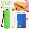 Mini Portable Flashlight Nine XPE Lamp Beads Strong Lighting Using 3*AAA Batteries Pocket Outdoor Emergency Torch Children Gifts