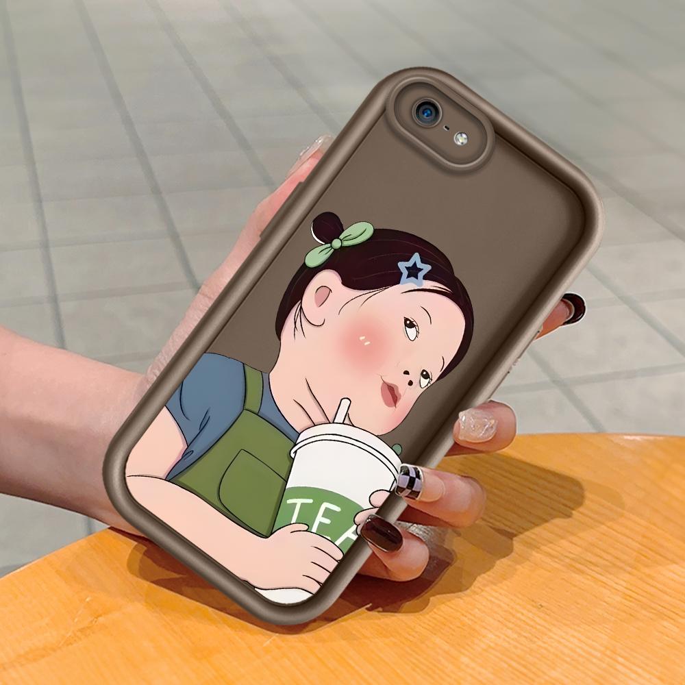 Soft Silicone Square Ladder Printing Pattern Phone Casing Full Cover Camera Shockproof Protection Rubber Case for iPhone Infinix Tecno OnePlus