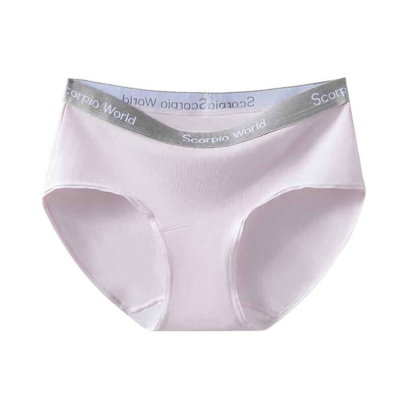 3Pcs/Set Women's Cotton Panties Breathable Underwear Girls Briefs Soft Panty Sexy Mid Waist Underpants Female Lingerie M-2XL