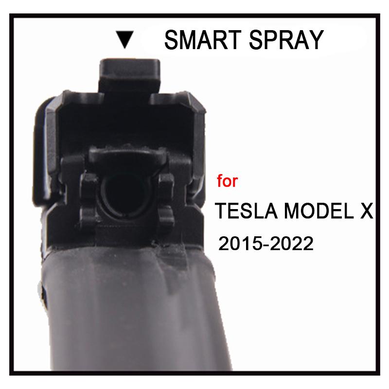 

Для Tesla Model X 2015 ~ 2022 распылительная шайба, щетки стеклоочистителя, форсунки, автомобильные аксессуары, многофункциональная очистка переднего окна Right hand drive