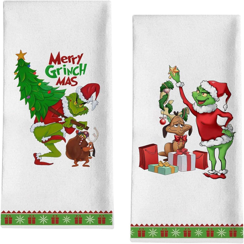 2pc Towel Dish Cloth Hand Towel Dishcloth Dish Towel Scrub Kitchen Absorbent Towel Dish Cloth