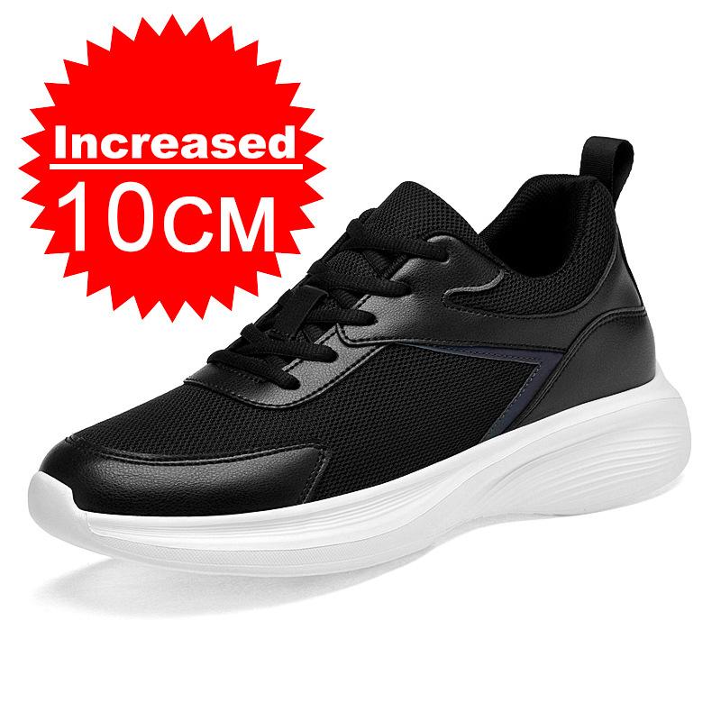 Nuove Scarpe da Ginnastica da Uomo Scarpe Rialzanti Aumento Altezza Soletta 6/8/10CM Scarpe con Tacco Alto Uomo Scarpe Sportive in Rete Taglia Grande 36-46