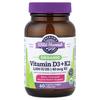 Organic Vitamin D3 + K2, 60 Organic Vegan Capsules