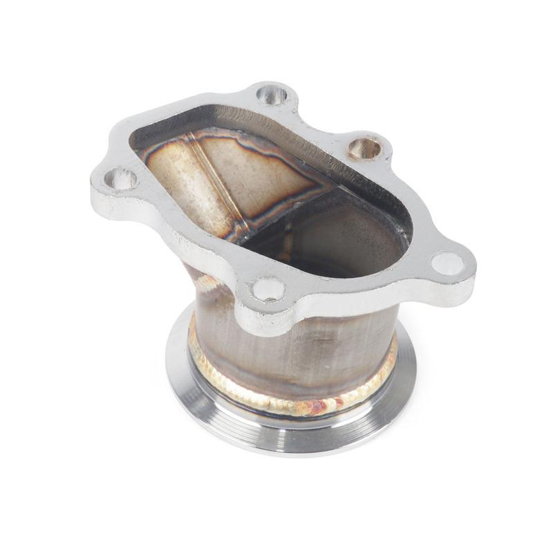 Turbo Down Pipe Adapter 63mm V-band Clamp Flange For T25 T28 GT25 GT28 To 2.5