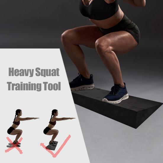 Squat Wedge-Calf Stretch Ramp-Foot Stretcher For Plantar