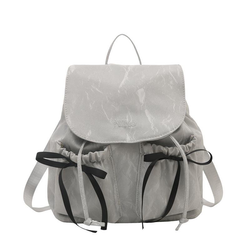 High-end Style Bow Tie Double-shoulder Bag, Fashionable Travel Bag, Backpack, Student Casual Schoolbag