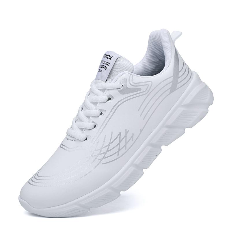 Fashion White Running Shoes Waterproof Athletic Sneakers Women Wear Resistant Walking Sport Shoes Comfortable Shoes