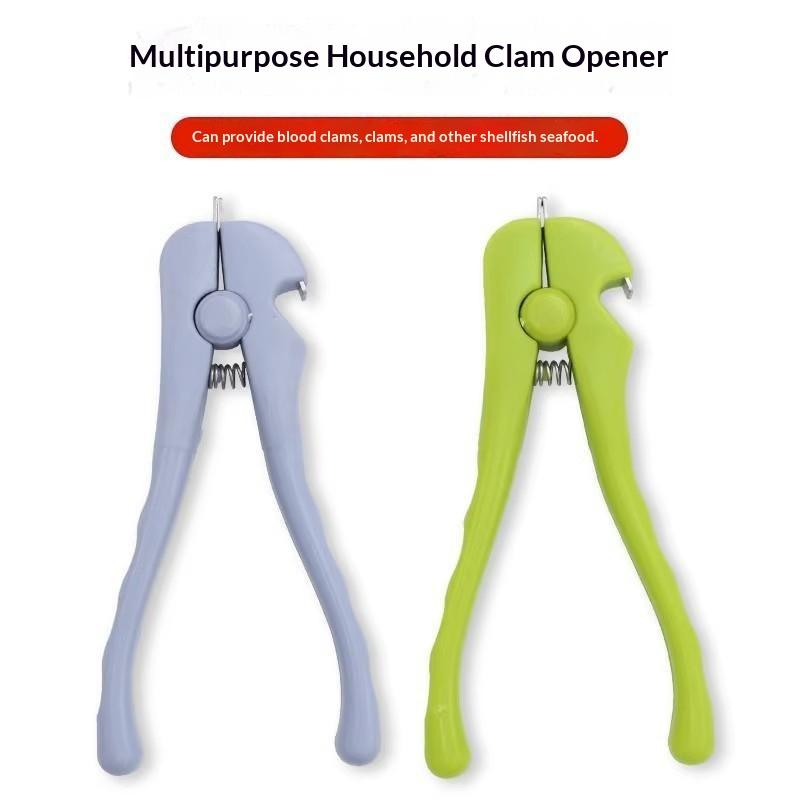 Multifunction Seafood Clam Opener Save Effort Portable Shell Opening Tool for BBQ Camping Outdoor Activities