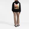 Off-White Bluza z kapturem z nadrukiem logo i malarskim nadrukiem strzałki OMBB085F21FLE0121084