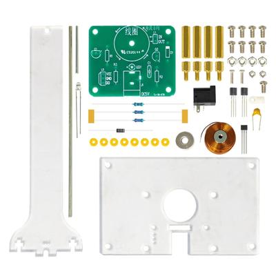 Electromagnetic Induction Set with LED Light Electronic Oscillator Welding Production for DIY Assembly Learning