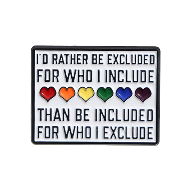 LGBTQ Rainbow Enamel Pin You’re Safe With Me Pride Metal Brooches Lapel Badges Jewelry Gift for Gay Homosex Lesbian Friends