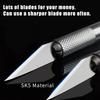 50pcs Wood Carving Blades Cutter Knifes Craft Carve Tool Sculpture Utility Engrave Metal Scalpel Woodcarve PCB Repair DIY Blade