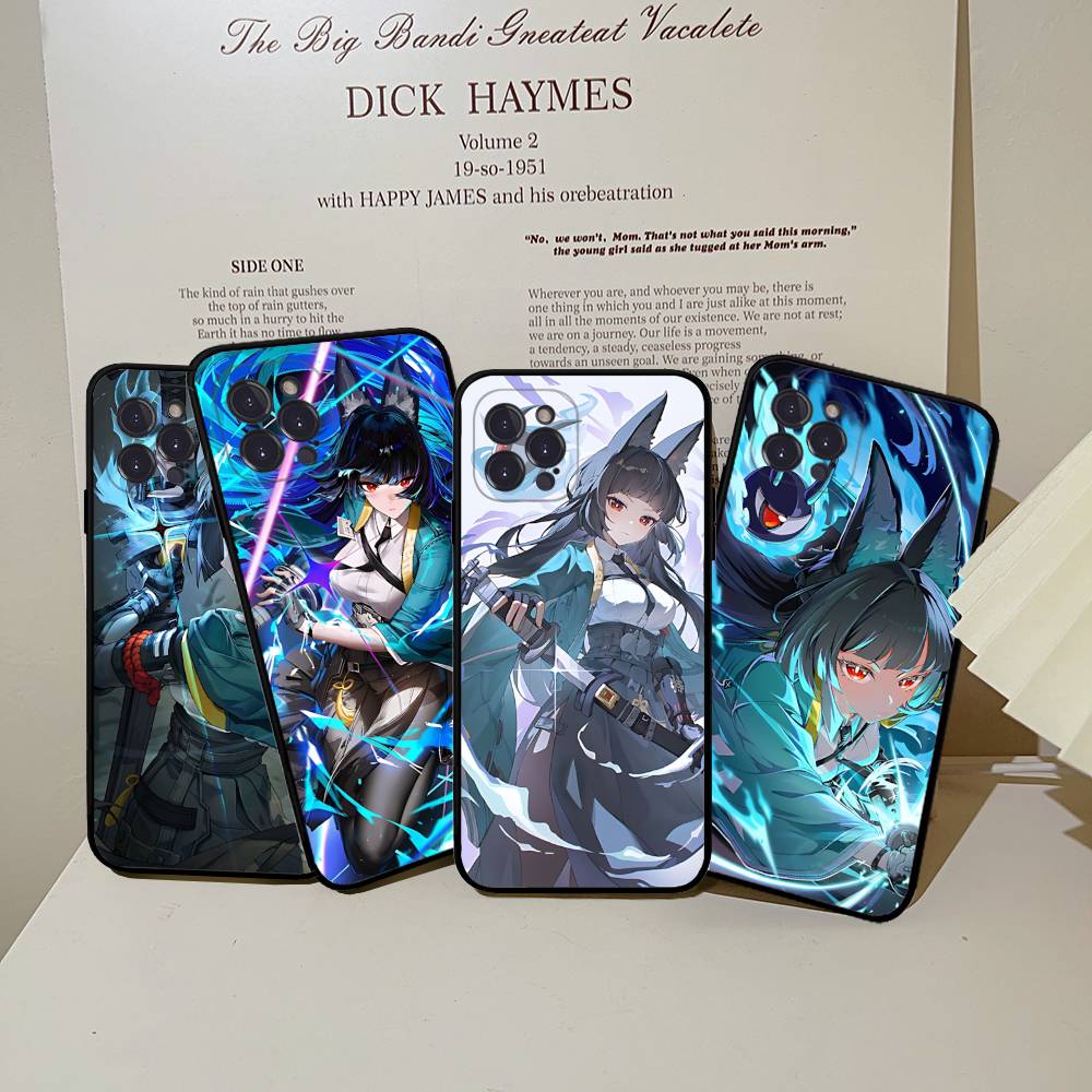 Klassische Mädchen H-Hoshimi Miyabi Handyhülle Für Iphone 17 16 15 16e 14 13 12 11 Pro Max Plus Hülle Cover Coque