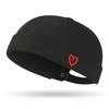 Heart Love Label Brimless Hat Cotton Skull Cap Casual Beanie Hats  Men and Women