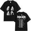 Camicia da uomo Singer Freya Skye 100% cotone Estate Allineamento delle Stelle Tour Grafiche Album Donna Y2k Hip Hop Streetwear T-shirt - Uomo...