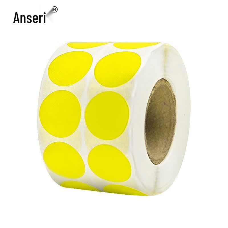 Ansai Rui Colored Round Thermal Self-Adhesive Label Paper