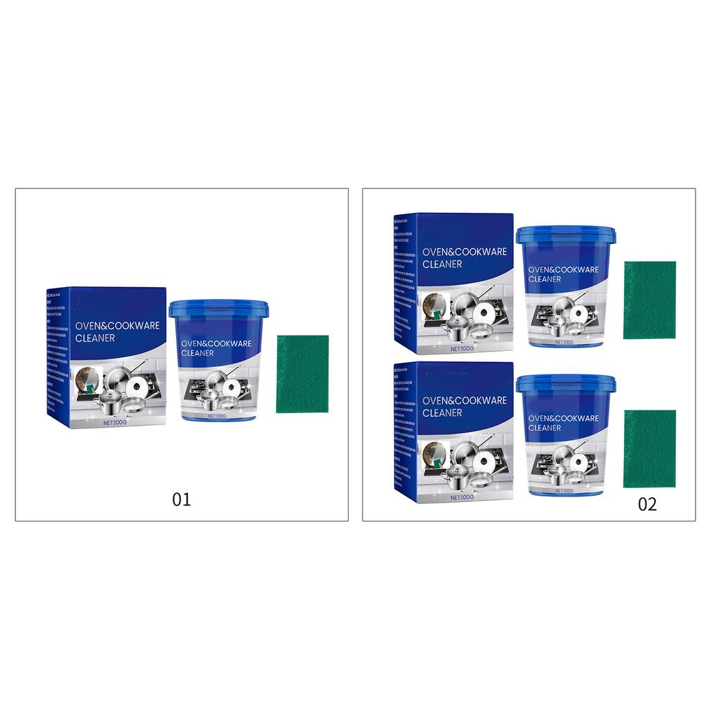 Pasta do czyszczenia piekarnika i naczyń ze stali nierdzewnej Usuwa plamy z garnków patelni Uniwersalny środek czyszczący do usuwania rdzy