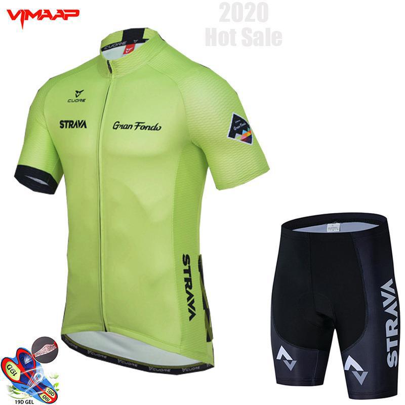 Cycling Suit Short Sleeve Strap Set Mountain Bike Men's Summer Riding Gear