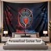 Custom Name Text Tapestry Bon Jovi Personalized Polyester Wall Tapestry For Bedroom And Room
