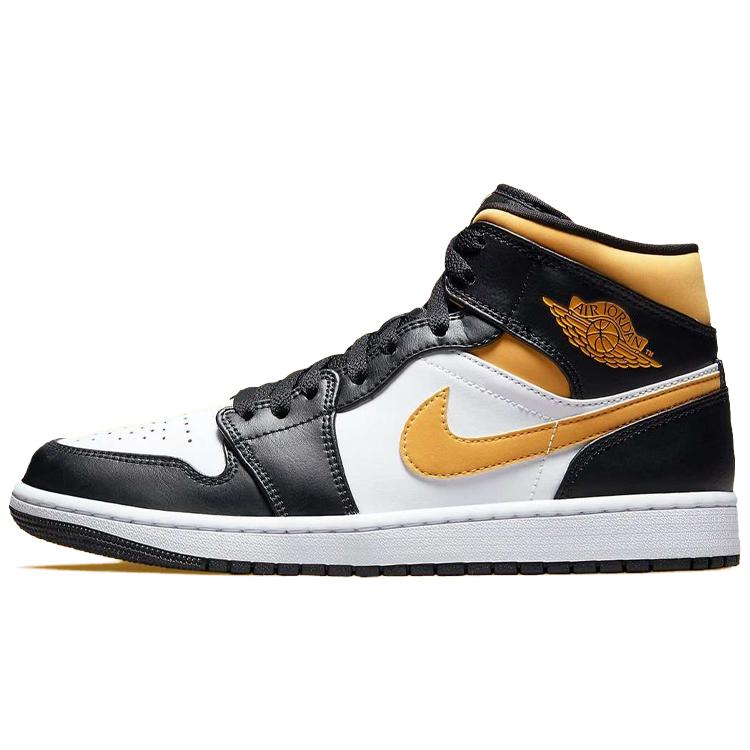 

Новые JORDAN 1 Mid Белые Пыльца Черные 554724-177 41