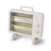 Iris Ohyama Electric Stove, Fast Heating, Power Off When Falling Down, 400W/800W, 2-Stage Switching, Far Infrared Heater, IEHD-800, Ivory