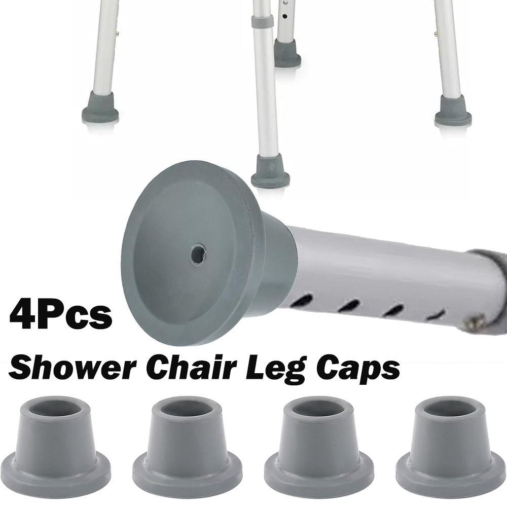 28.6MM Replacement Caps Feet Heavy Duty Shower Chair Replacement Feet Bath Seat Stools
