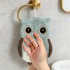 Cute Cartoon Hand Towel, Fabric Wall Mount Hangable Towel for Bathroom Shower Room, Home Hotel Dorm Rental Housewarming Gift