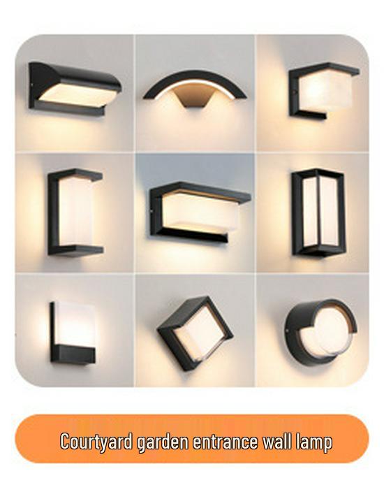 Waterproof LED Outdoor Wall Lamp - Porch, Balcony, Courtyard Light