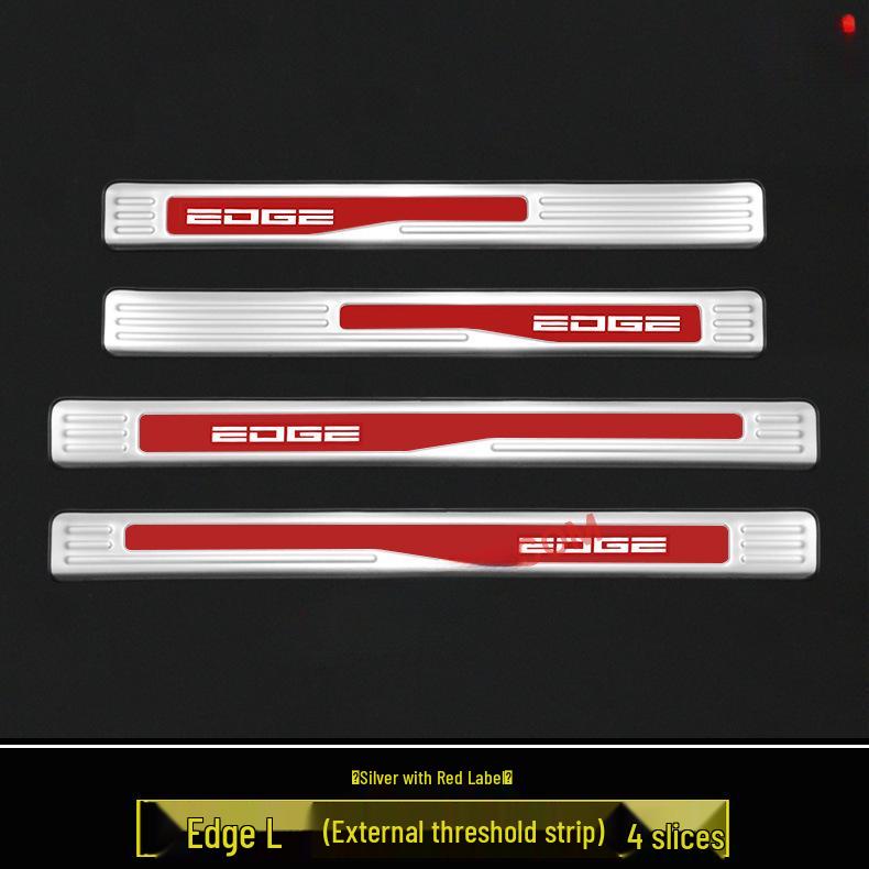 2023-2025 Ford Edge L: Door Sill Strips, Welcome Pedals, Stainless Steel Trunk Protector, Decorative Stickers