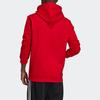 Adidas Originals Trefoil Logo Print Loose-Fit Hoodie Men Hoodie Red GD9924