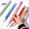Giant Pencil for Kids Pencil, Extra Large Writable with Colorful Fun Stationery Accessory Pattern Printed, Oversized School Office Supplies Gift