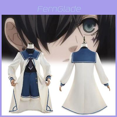 Kuroshitsuji Sebastian Kostium Cosplay Elegancki Kostium do Gry Anime Garnitur