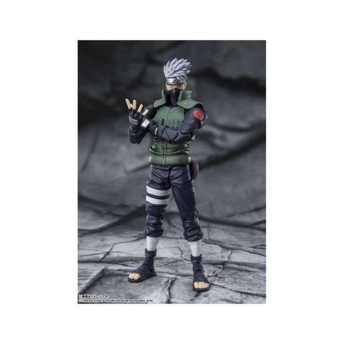 Figurine Bandai Tamashii Nations - Naruto Shippuden - S.h. Figuarts Kakashi Hatake -the Famed Sharingan Hero-