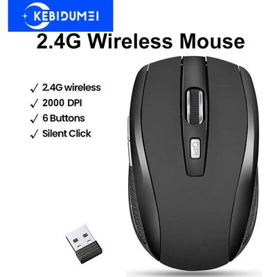 Mouse wireless da 2,4 GHz con ricevitore USB Mini mouse ergonomico silenzioso per PC Laptop Desktop Computer Gaming Mouse