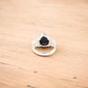 Black Tourmaline Gemstone 925 Sterling Silver Handcrafted Jewelry Designer Ring RR-59-24