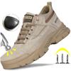 Fashion Guyisa New Construction Work Shoes Men Steel Toe Safety Shoes Anti-stab Anti-smash Work Safety Boots Male Protective Footwear