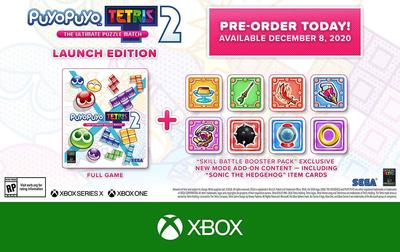 Puyo Puyo Tetris Launch Edition North Xbox Series X 2 (Importní verze Amerika) -