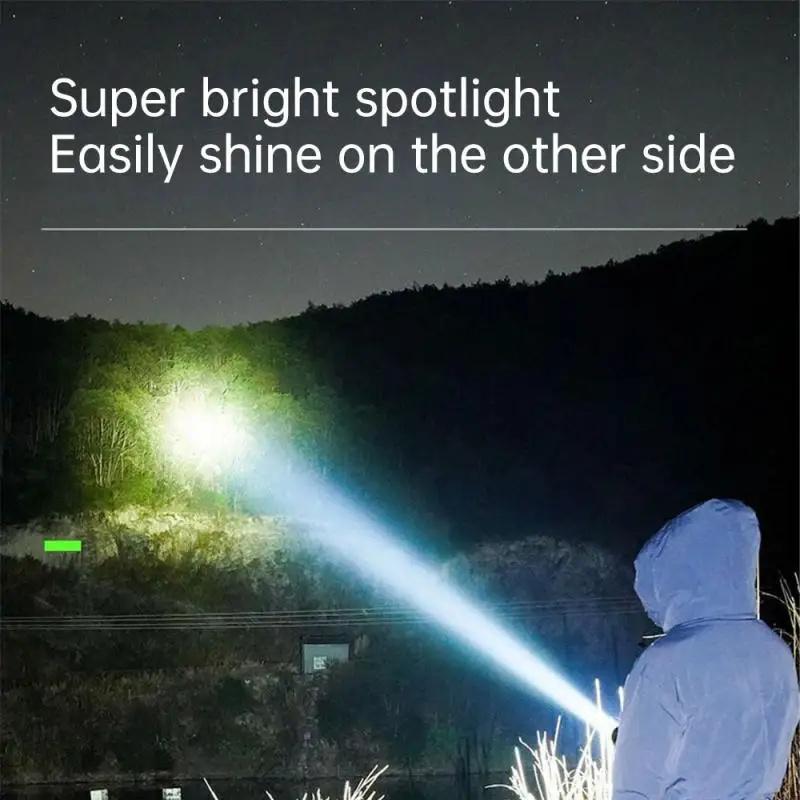 Multi functional Mini LED Flashlight with Pocket Clip and Magnetic Tail USB Rechargeable,5 Lighting Modes,Portable Torch for Camping,Hiking,Car Repair