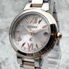 Used Good Condition / Working CITIZEN xC Citizen Cross Sea ES9434-53W Pink Dial Radio Solar Breath Watch Made In Japan