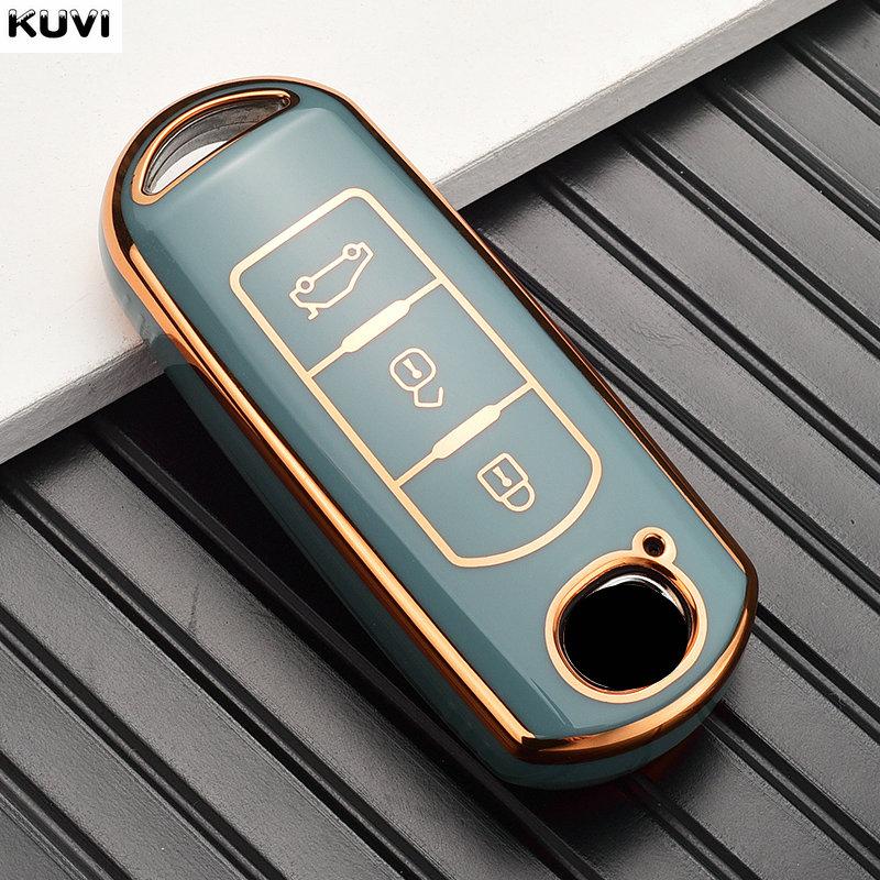 Tpu Car Key Case Fashion Key Fob Cover Protector For Mazda 2 3 5 6 Bl Bm Gj Atenza/Axela/Demio Cx-3 Cx3 Cx-5 Cx5 Cx7 Cx-9 Cx8