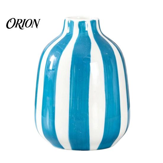 Stilvolle Keramik-Dekoration für Hochzeitslocation Gestreifte Vase, Moderner Dekorativer Minimalistischer Blumenhalter Luxuriöse Schreibtischdekoration Konferenzraum Wohnzimmer