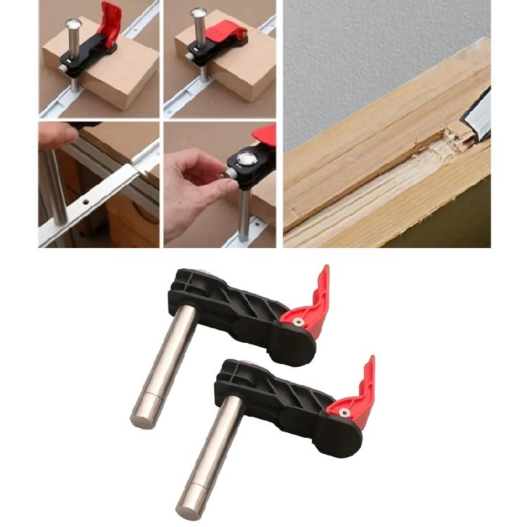 Benches Top Clamping Tool 19Mm/20Mm Benches Dog Clamp for Woodworking Boards, Manual Hold Down Clamp with Flip Lever