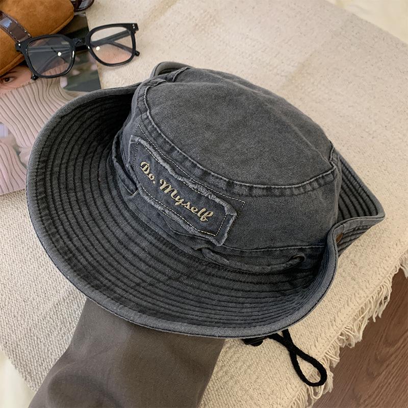 Retro Western Cowboy Hat Female Hot Girl Japanese Versatile Sunshade Outdoor Mountaineering Hat Fisherman'S Hat