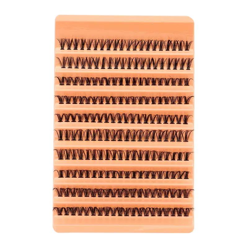 European & American Cluster Eyelashes: 30p-100p Natural Thick False Lashes
