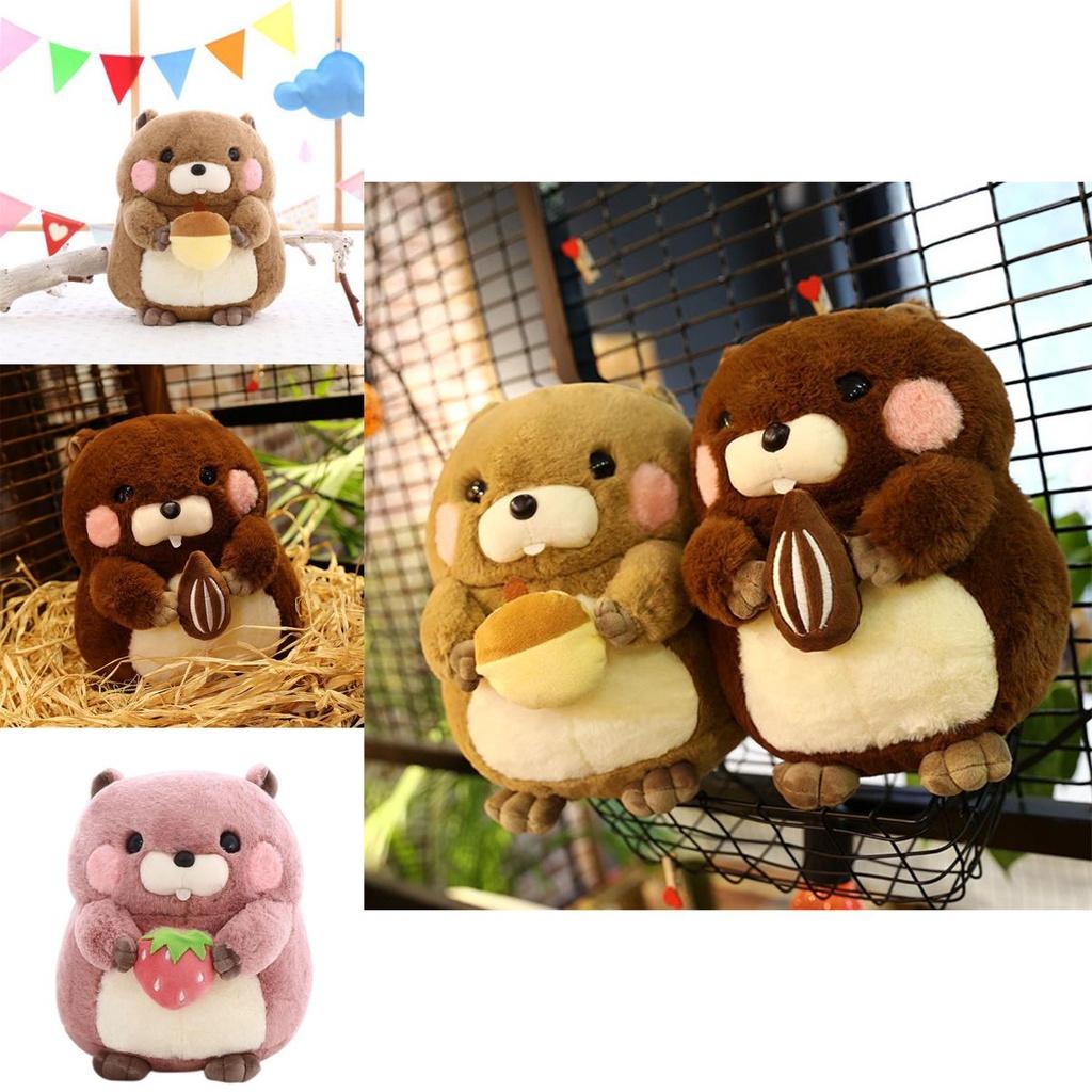 Cute Groundhog Plush Toy Soft And Huggable Stuffed Animal For Kids And Pets
