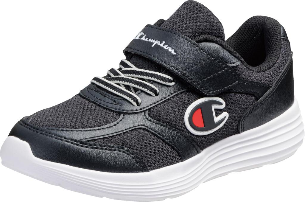 Champion CPN J301 Skolestørrelse 3E Barnesko, Sneakers, Svart, 21,5 cm,