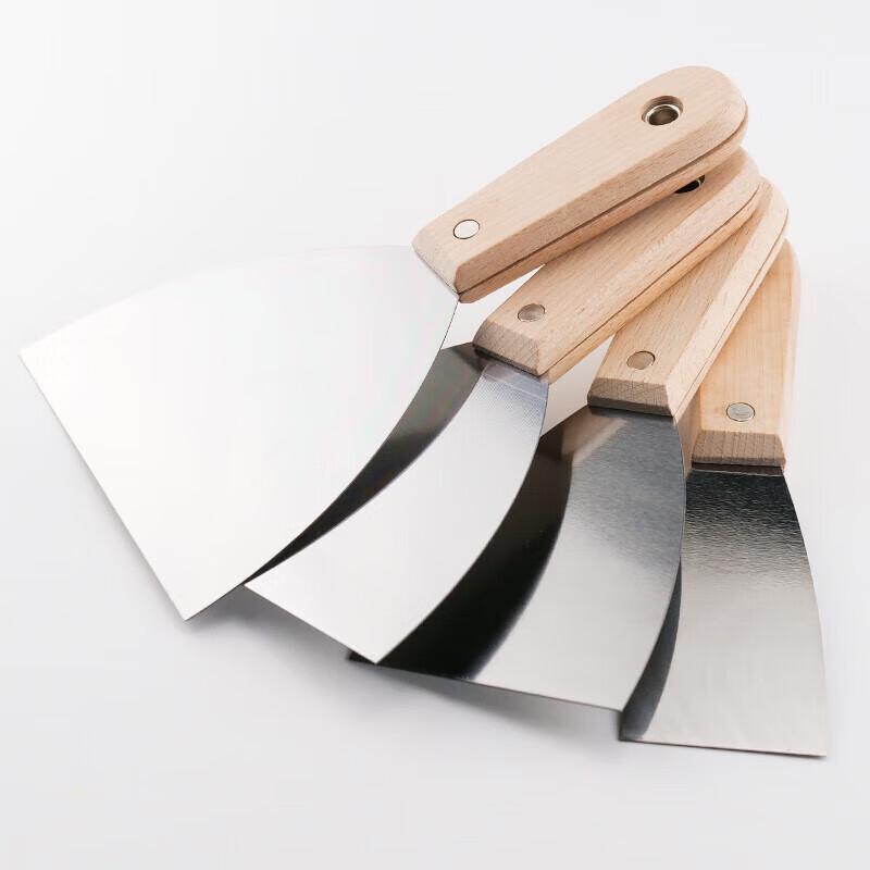 Langxi Stainless Steel Putty Knife with Beech Wood Handle